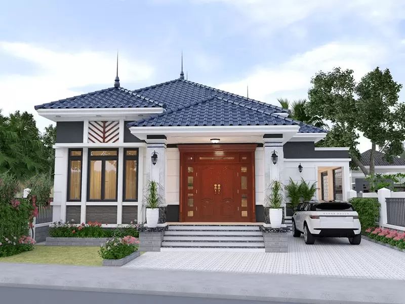 Nhà mái Nhật cũng đang được ứng dụng nhiều trong thiết kế thi công nhà ở 
