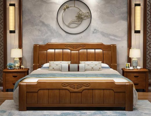 Giường ngủ gỗ theo kiểu cổ điển